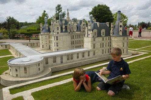 La Bihourderie mini castles park Amboise