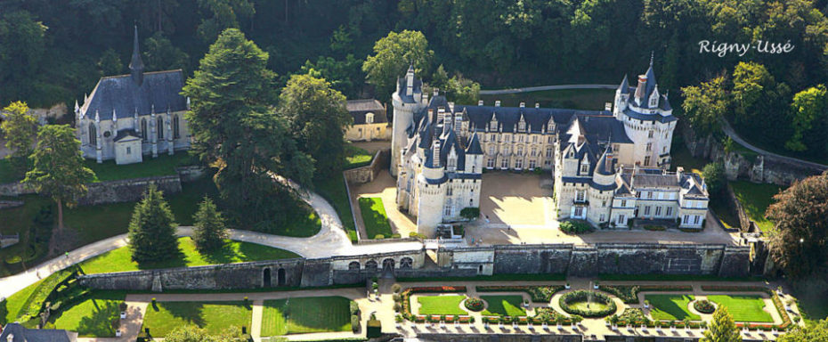 La Bihourderie château d'Ussé loire valley castle and grounds